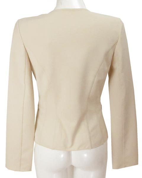 フォクシー ニューヨーク FOXEY ベージュ ジップアップ ジャケット 40