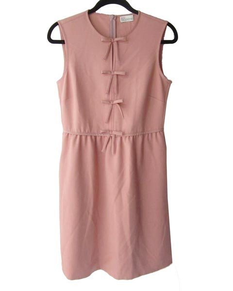 レッド ヴァレンティノ ピンク ノースリ ワンピース 42 | ブルーガール