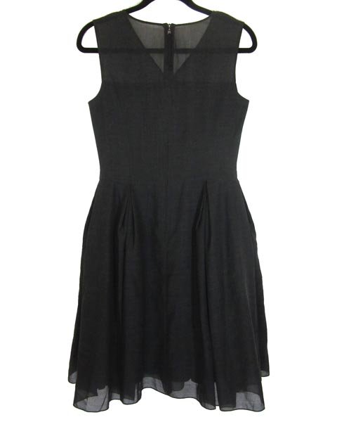 1887A デイジーリンフォクシー ノースリーブ裾バテンレースワンピース