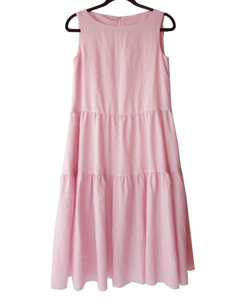 フォクシー ニューヨーク ピンク ノースリワンピース 40 | フォクシー